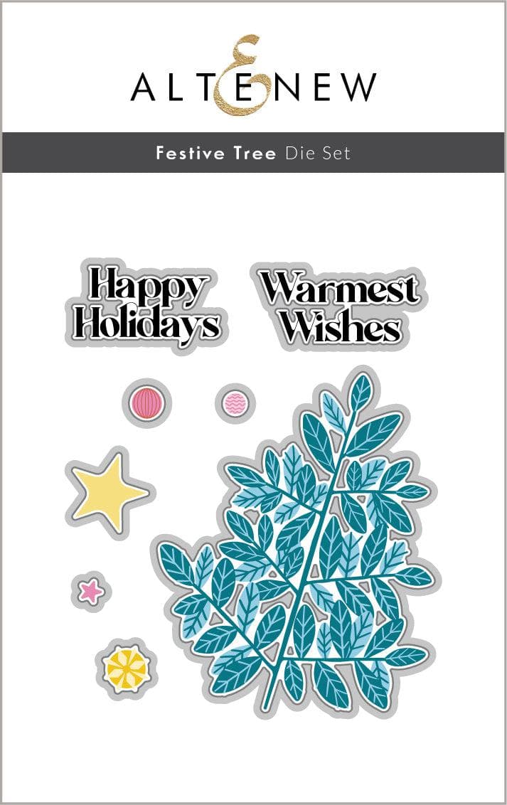 Part A-Glitz Art Craft Co.,LTD Dies Festive Tree Die Set