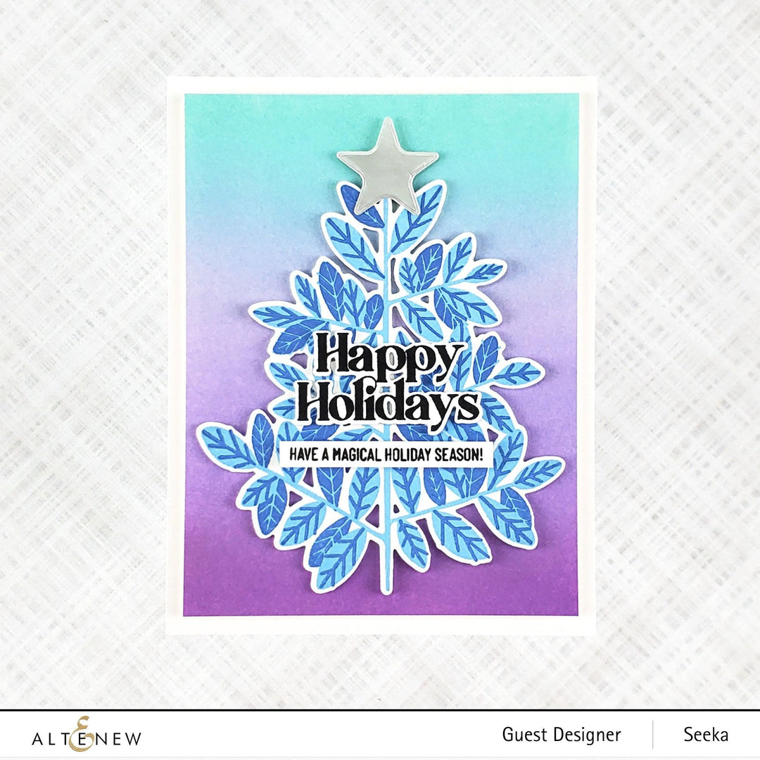 Part A-Glitz Art Craft Co.,LTD Dies Festive Tree Die Set