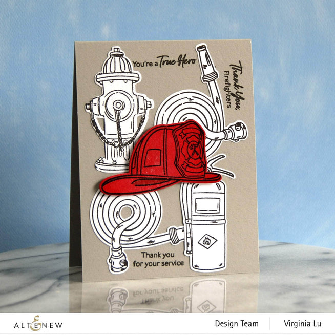 Part A-Glitz Art Craft Co.,LTD Dies Firefighter Heroes Die Set