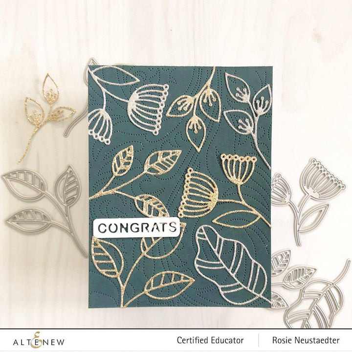 Part A-Glitz Art Craft Co.,LTD Dies Flowing Foliage Die Set