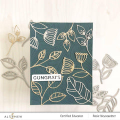 Part A-Glitz Art Craft Co.,LTD Dies Flowing Foliage Die Set
