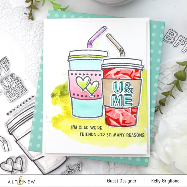 Part A-Glitz Art Craft Co.,LTD Dies Friends Forever Die Set