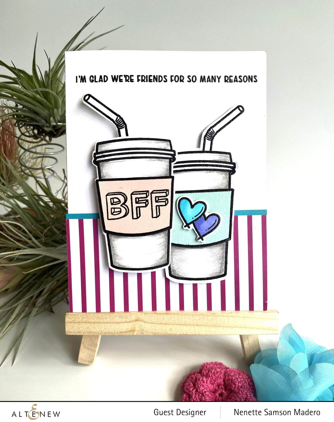 Part A-Glitz Art Craft Co.,LTD Dies Friends Forever Die Set