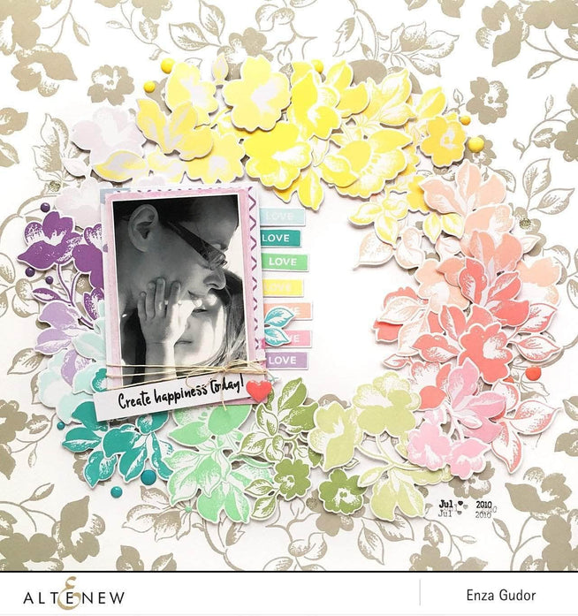 Part A-Glitz Art Craft Co.,LTD Dies Frosted Garden Die Set