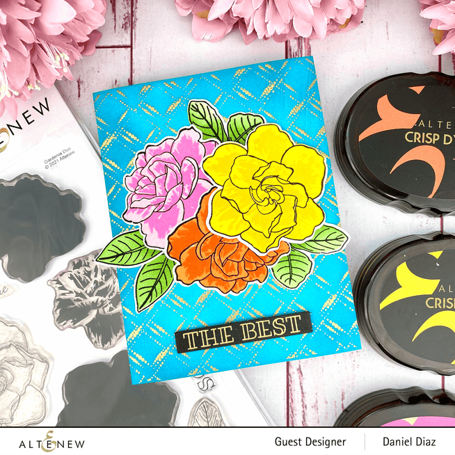 Part A-Glitz Art Craft Co.,LTD Dies Gardenia Duo Die Set