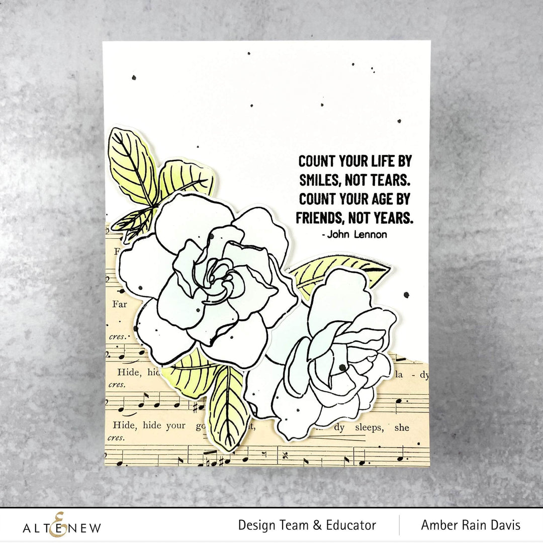 Part A-Glitz Art Craft Co.,LTD Dies Gardenia Duo Die Set