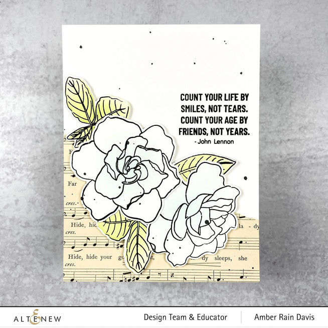 Part A-Glitz Art Craft Co.,LTD Dies Gardenia Duo Die Set