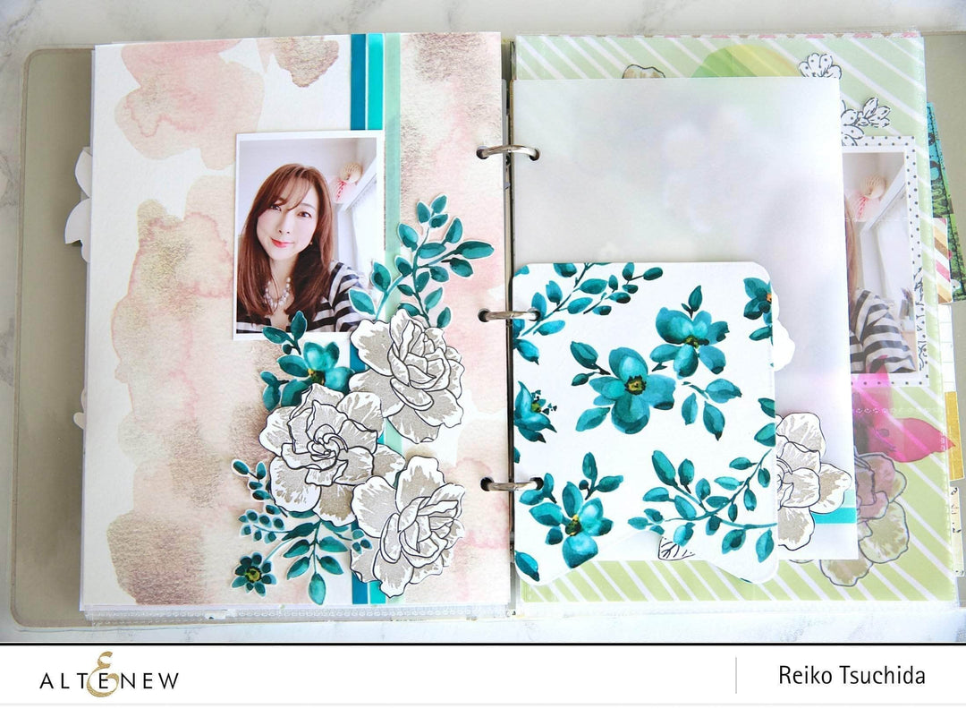 Part A-Glitz Art Craft Co.,LTD Dies Gardenia Duo Die Set