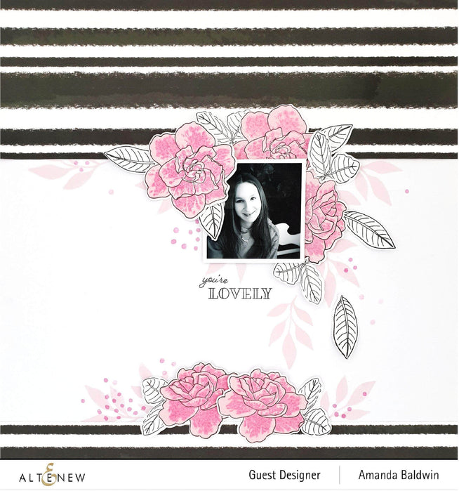 Part A-Glitz Art Craft Co.,LTD Dies Gardenia Duo Die Set