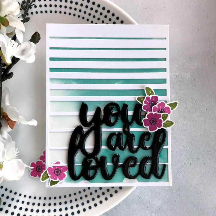 Part A-Glitz Art Craft Co.,LTD Dies Gradient Stripes Cover Die