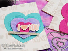 Part A-Glitz Art Craft Co.,LTD Dies Halftone Hearts Nesting Die Set