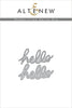 Part A-Glitz Art Craft Co.,LTD Dies Handwritten Hello Die Set
