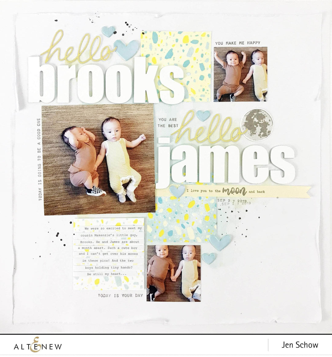 Part A-Glitz Art Craft Co.,LTD Dies Handwritten Hello Die Set