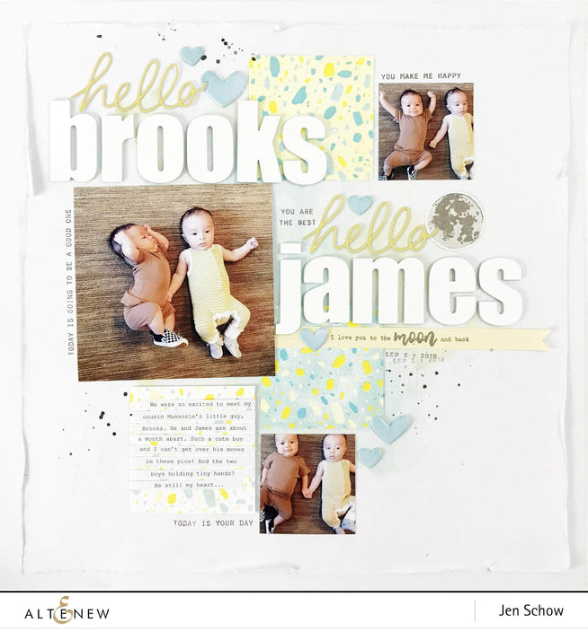 Part A-Glitz Art Craft Co.,LTD Dies Handwritten Hello Die Set
