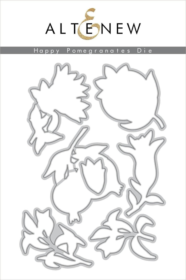 Part A-Glitz Art Craft Co.,LTD Dies Happy Pomegranates Die Set