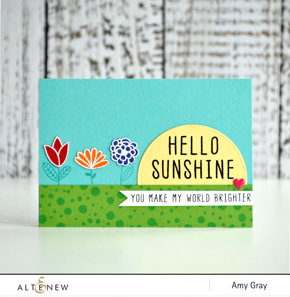 Part A-Glitz Art Craft Co.,LTD Dies Hello Sunshine Die Set