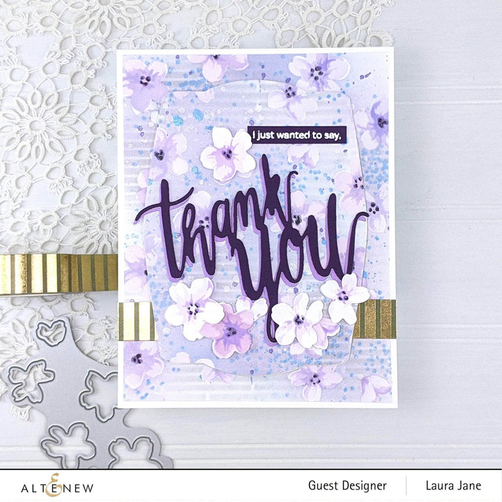 Part A-Glitz Art Craft Co.,LTD Dies Hill Blossoms Die Set