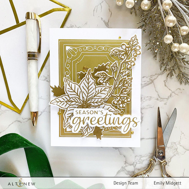 Part A-Glitz Art Craft Co.,LTD Dies Holiday Greetings Die Set