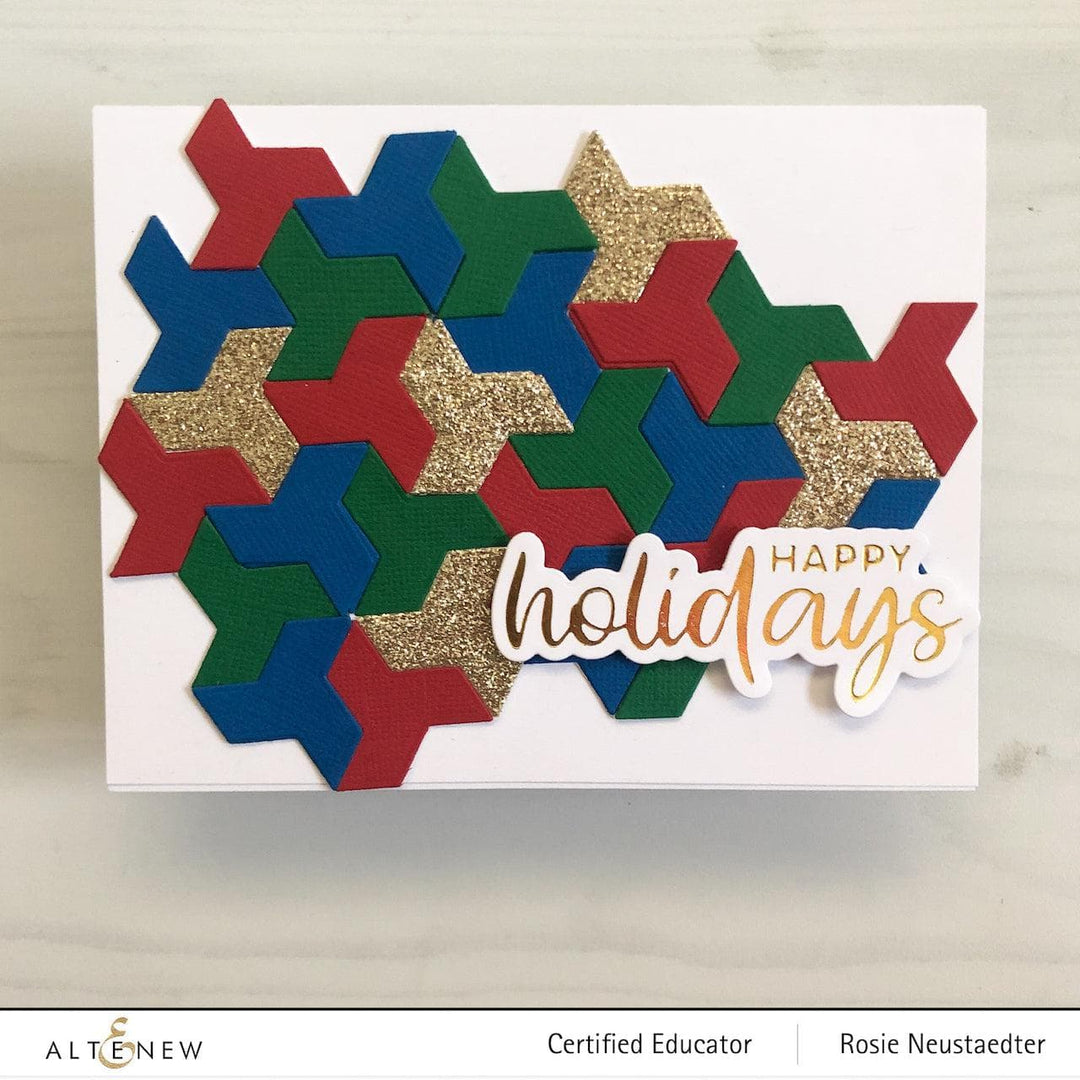 Part A-Glitz Art Craft Co.,LTD Dies Holiday Greetings Die Set