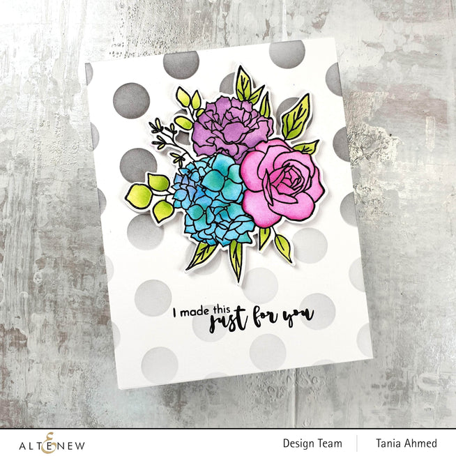 Part A-Glitz Art Craft Co.,LTD Dies Inky Bouquet Die