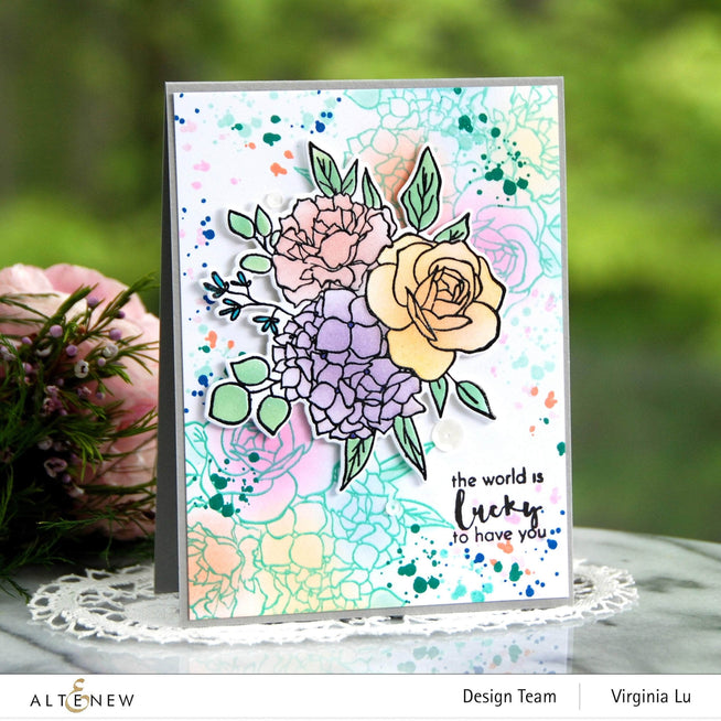 Part A-Glitz Art Craft Co.,LTD Dies Inky Bouquet Die