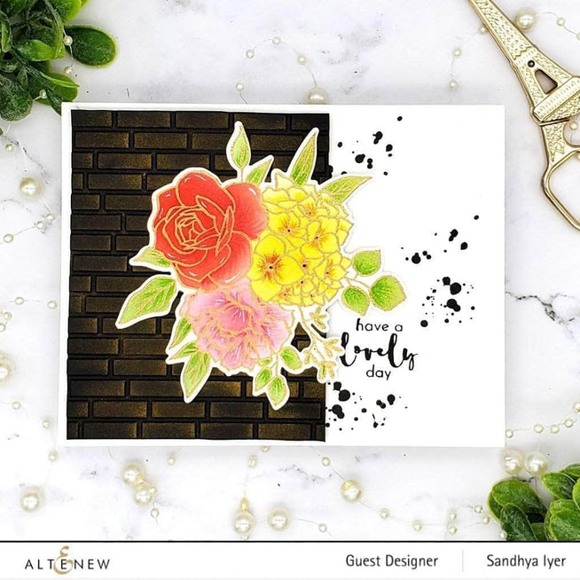 Part A-Glitz Art Craft Co.,LTD Dies Inky Bouquet Die