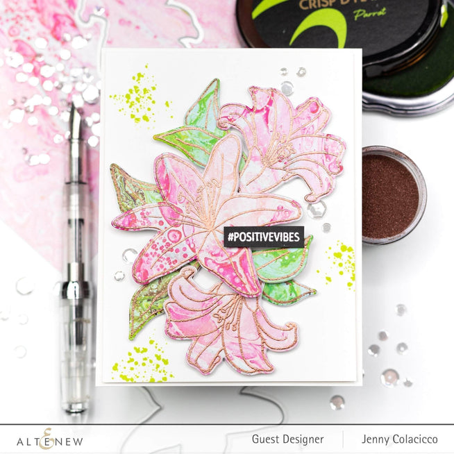 Part A-Glitz Art Craft Co.,LTD Dies Inky Lily Die Set