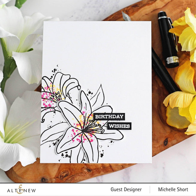 Part A-Glitz Art Craft Co.,LTD Dies Inky Lily Die Set