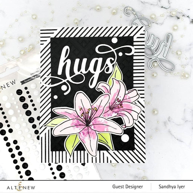 Part A-Glitz Art Craft Co.,LTD Dies Inky Lily Die Set