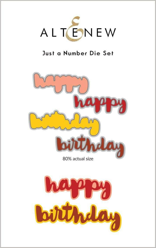 Part A-Glitz Art Craft Co.,LTD Dies Just a Number Die Set