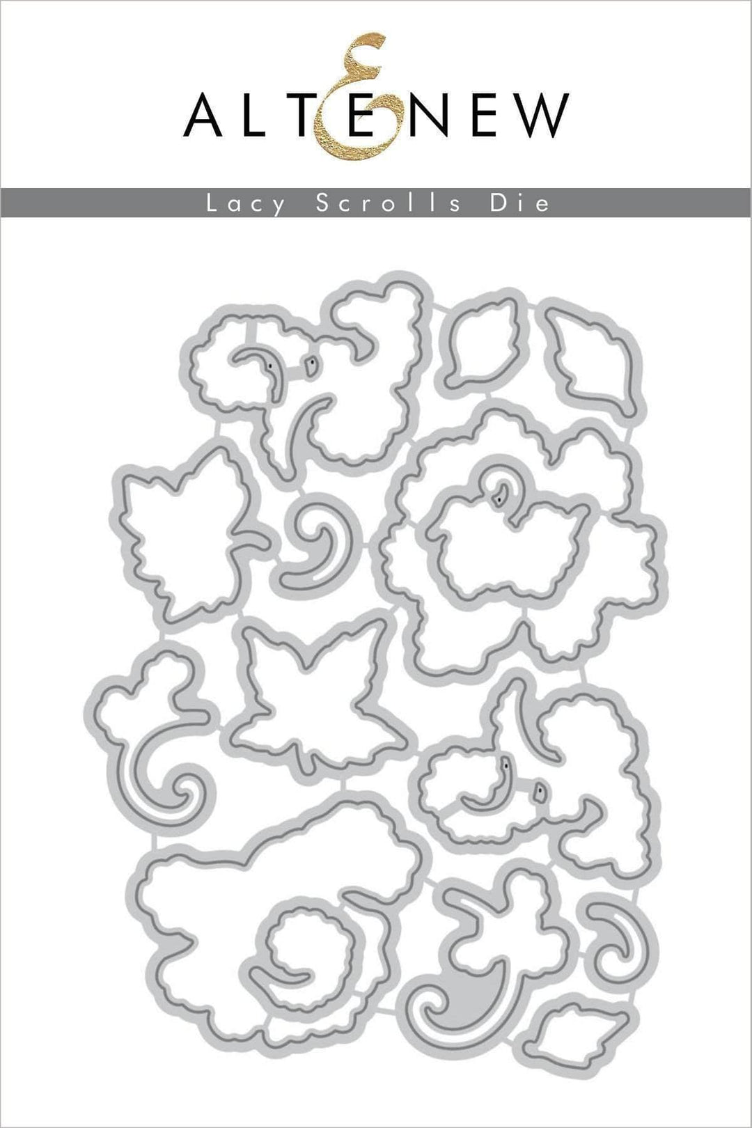 Part A-Glitz Art Craft Co.,LTD Dies Lacy Scrolls Die Set
