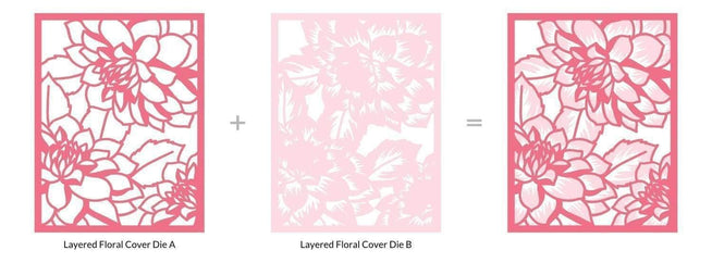 Part A-Glitz Art Craft Co.,LTD Dies Layered Floral Cover Die A