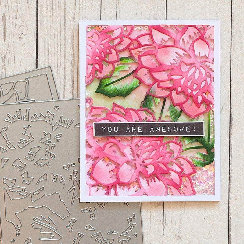Part A-Glitz Art Craft Co.,LTD Dies Layered Floral Cover Die A