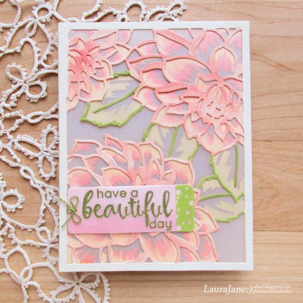Part A-Glitz Art Craft Co.,LTD Dies Layered Floral Cover Die A