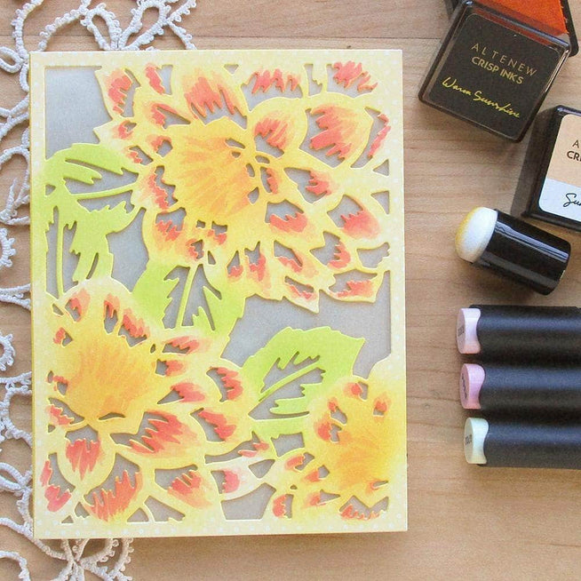 Part A-Glitz Art Craft Co.,LTD Dies Layered Floral Cover Die A