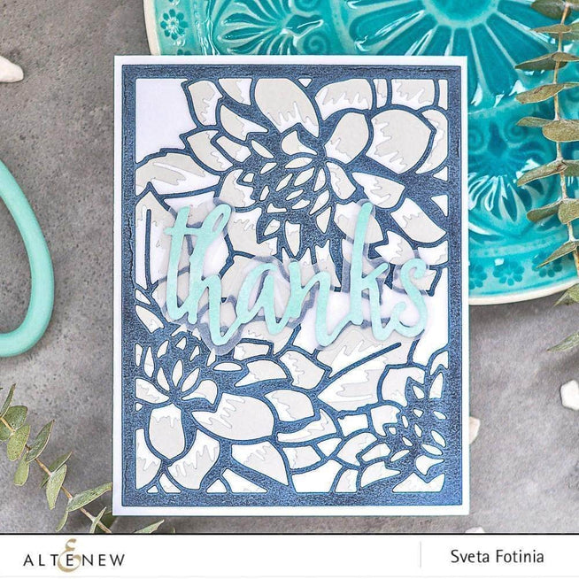 Part A-Glitz Art Craft Co.,LTD Dies Layered Floral Cover Die B