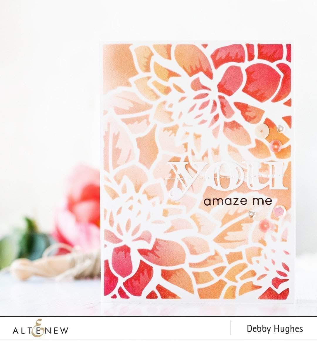 Part A-Glitz Art Craft Co.,LTD Dies Layered Floral Cover Die B
