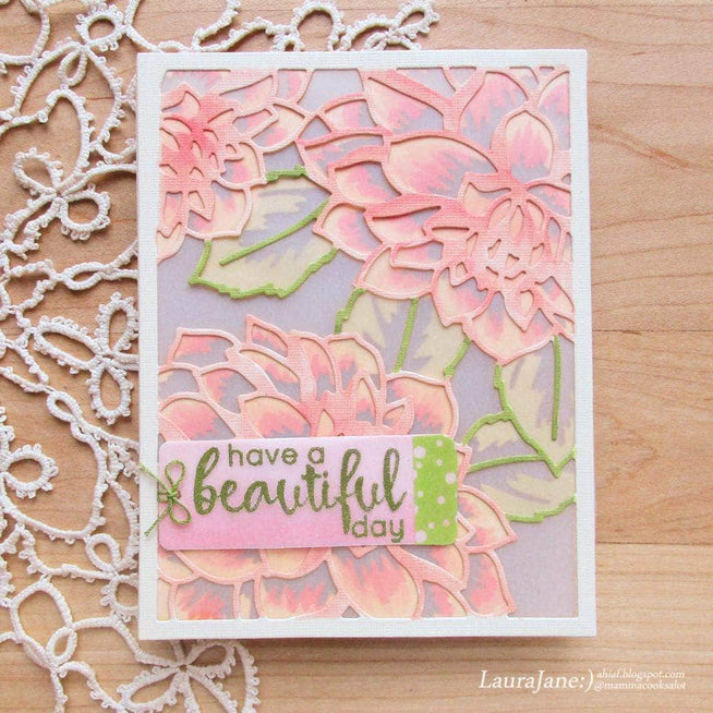 Part A-Glitz Art Craft Co.,LTD Dies Layered Floral Cover Die B