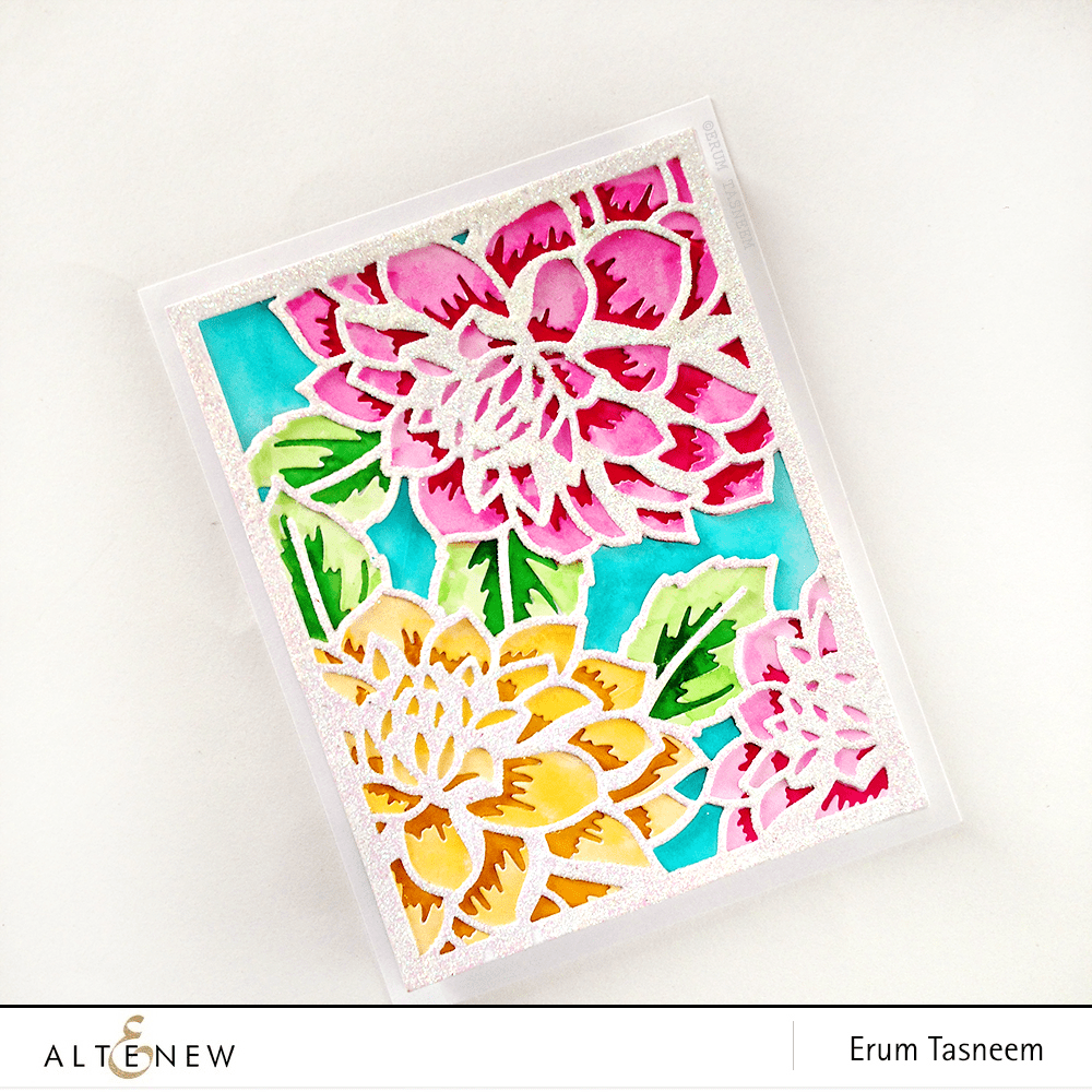 Part A-Glitz Art Craft Co.,LTD Dies Layered Floral Cover Die B