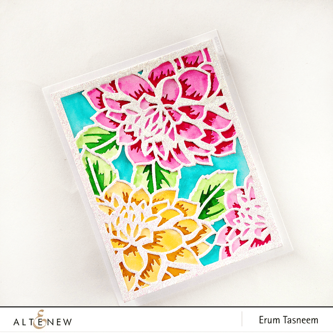 Part A-Glitz Art Craft Co.,LTD Dies Layered Floral Cover Die B
