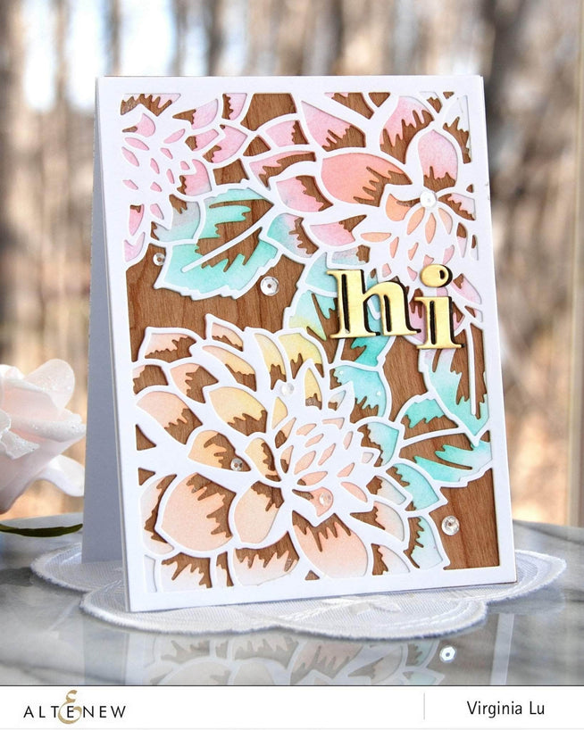 Part A-Glitz Art Craft Co.,LTD Dies Layered Floral Cover Die B