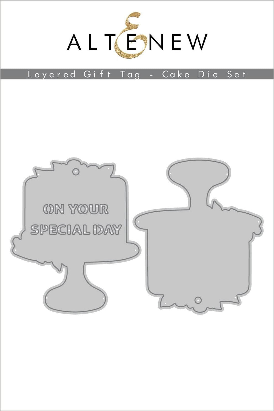 Part A-Glitz Art Craft Co.,LTD Dies Layered Gift Tag - Cake Die Set