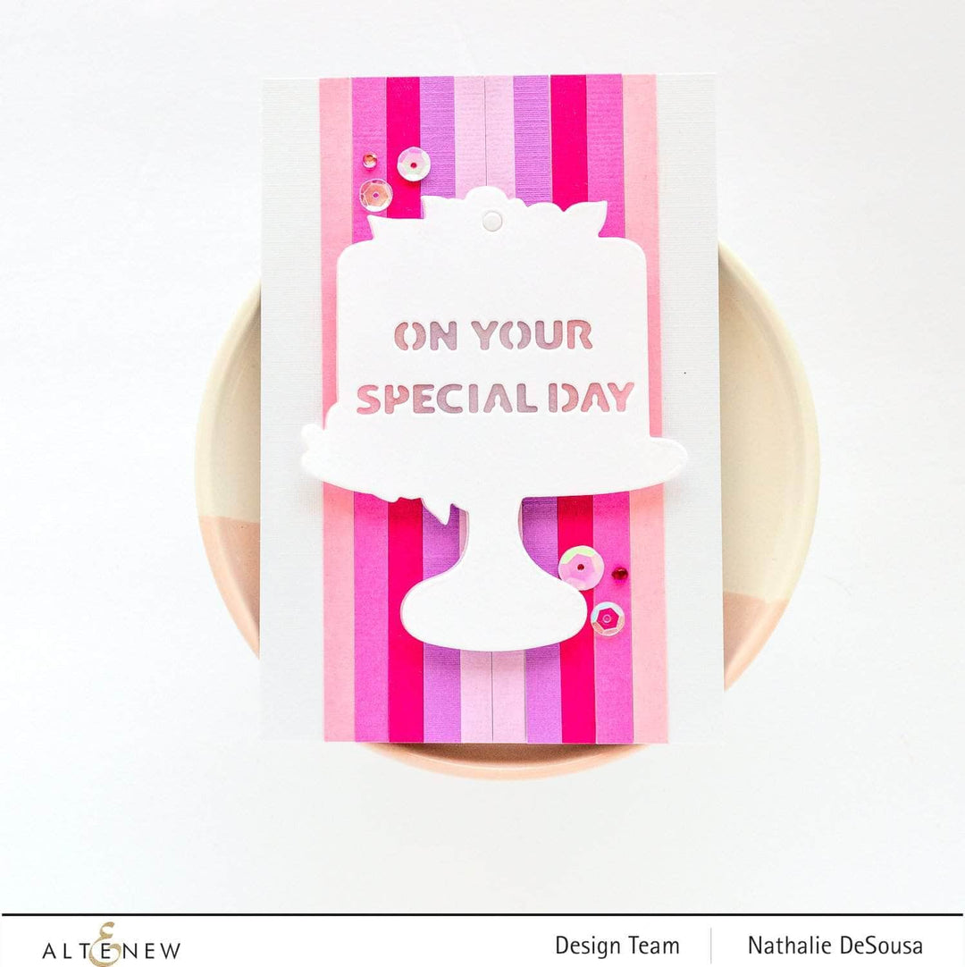 Part A-Glitz Art Craft Co.,LTD Dies Layered Gift Tag - Cake Die Set