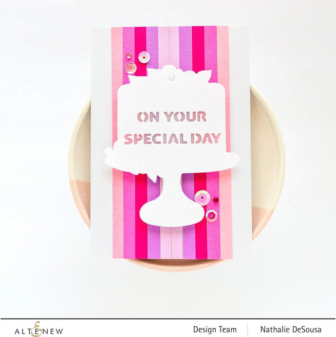 Part A-Glitz Art Craft Co.,LTD Dies Layered Gift Tag - Cake Die Set