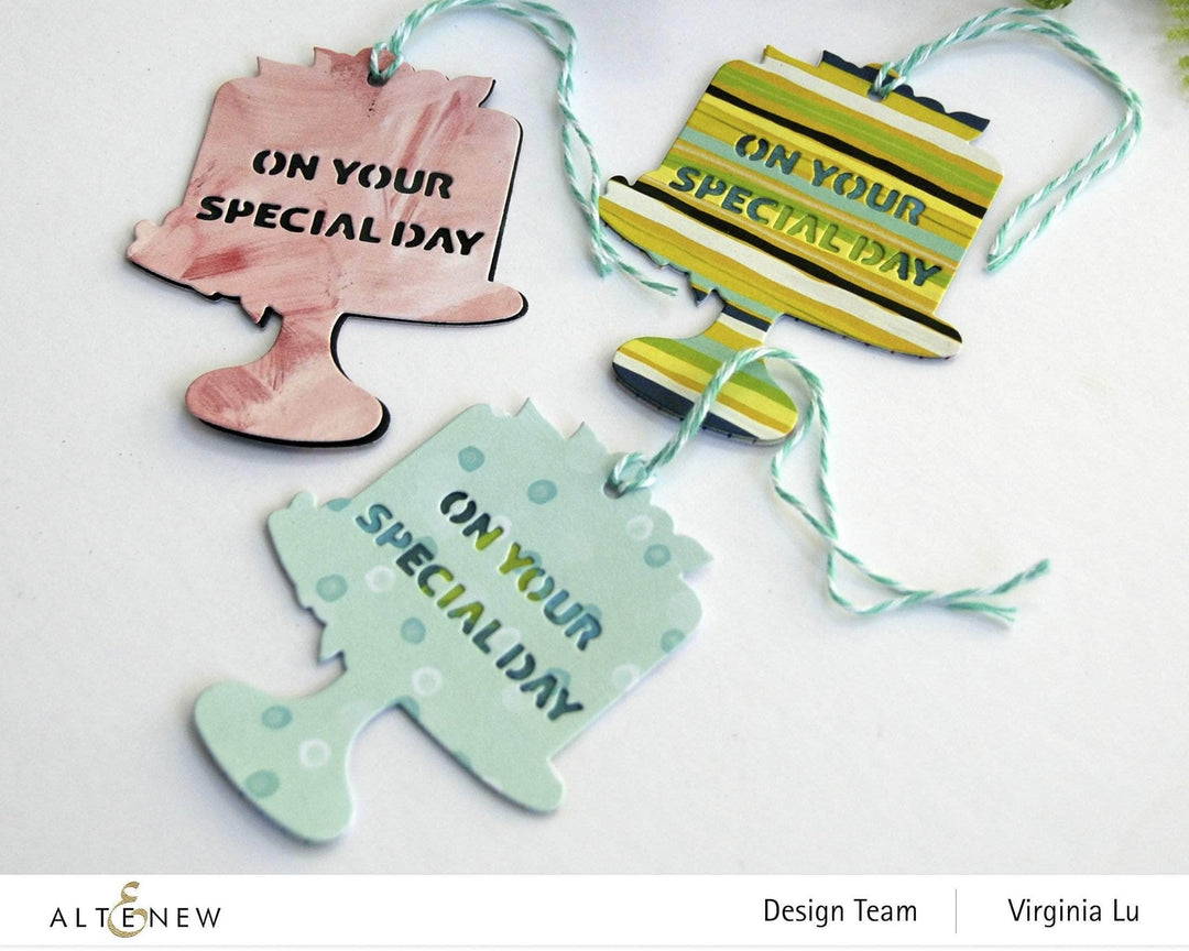 Part A-Glitz Art Craft Co.,LTD Dies Layered Gift Tag - Cake Die Set