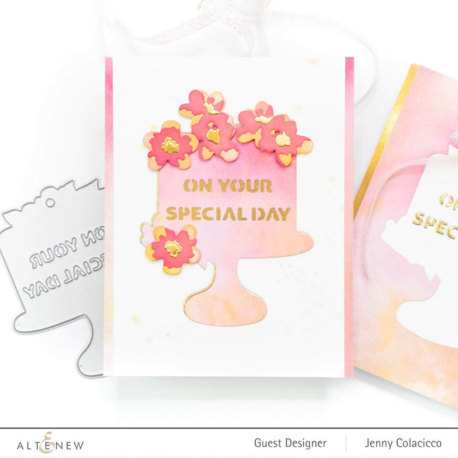 Part A-Glitz Art Craft Co.,LTD Dies Layered Gift Tag - Cake Die Set