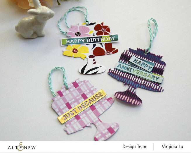 Part A-Glitz Art Craft Co.,LTD Dies Layered Gift Tag - Cake Die Set