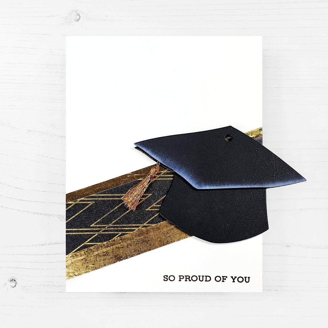 Layered Gift Tag - Graduation Die Set