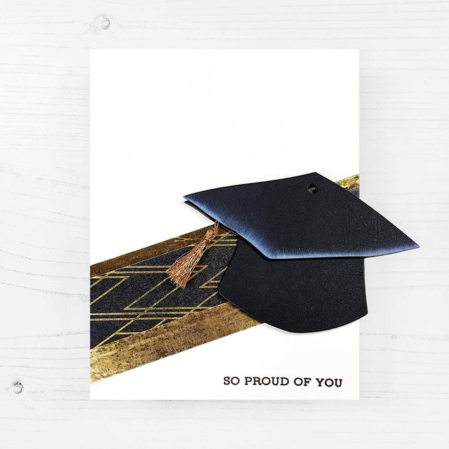 Layered Gift Tag - Graduation Die Set