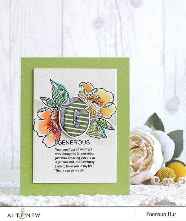 Part A-Glitz Art Craft Co.,LTD Dies Layered Letters AFG Die Set